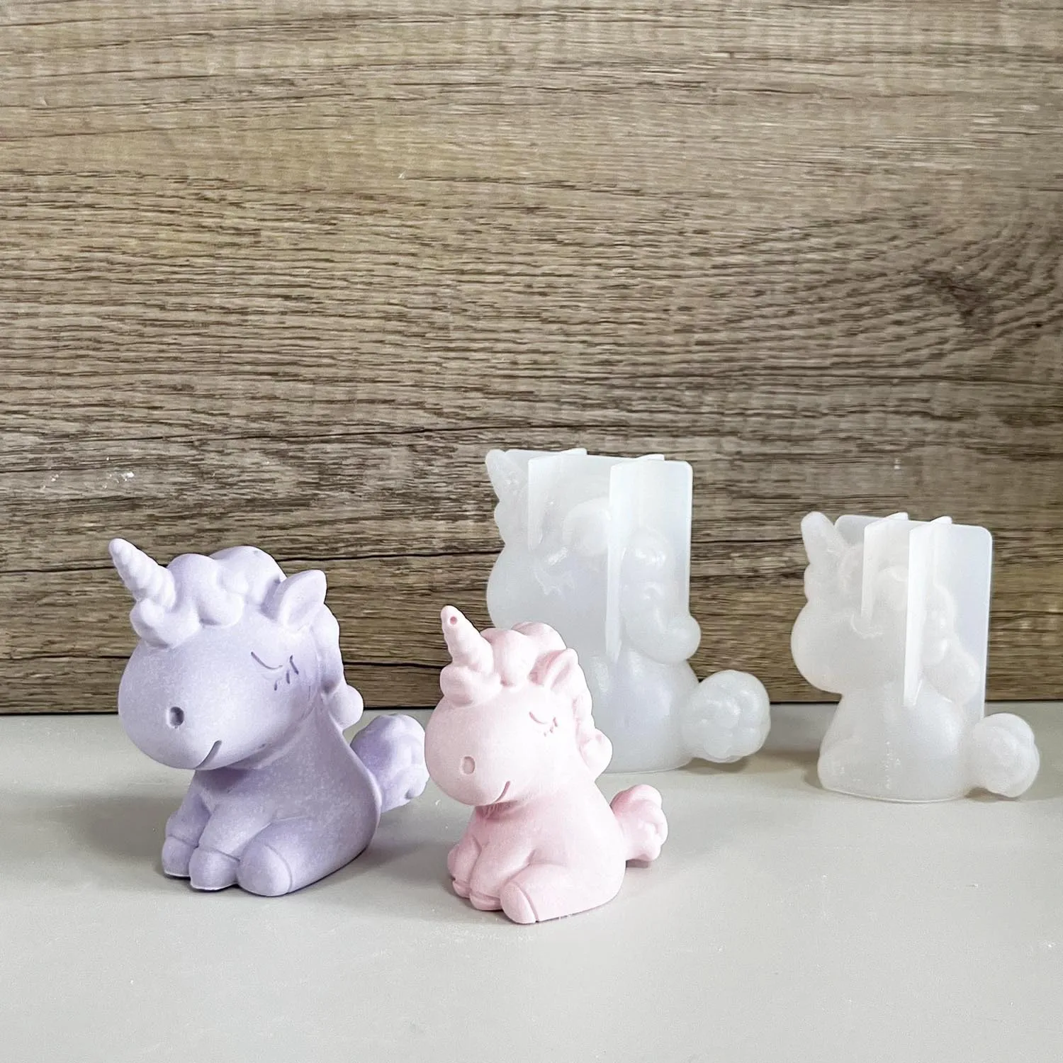 Candle Making Products - 3D เรขาคณิตซิลิโคนยูนิคอร์นแมวกวางหมีแม่พิมพ์สบู่เทียน Make Clay พลาสเตอร์เรซิ่นหัตถกรรมแม่พิมพ์เค้กตกแต่งเบเกอรี่เครื่องมือ