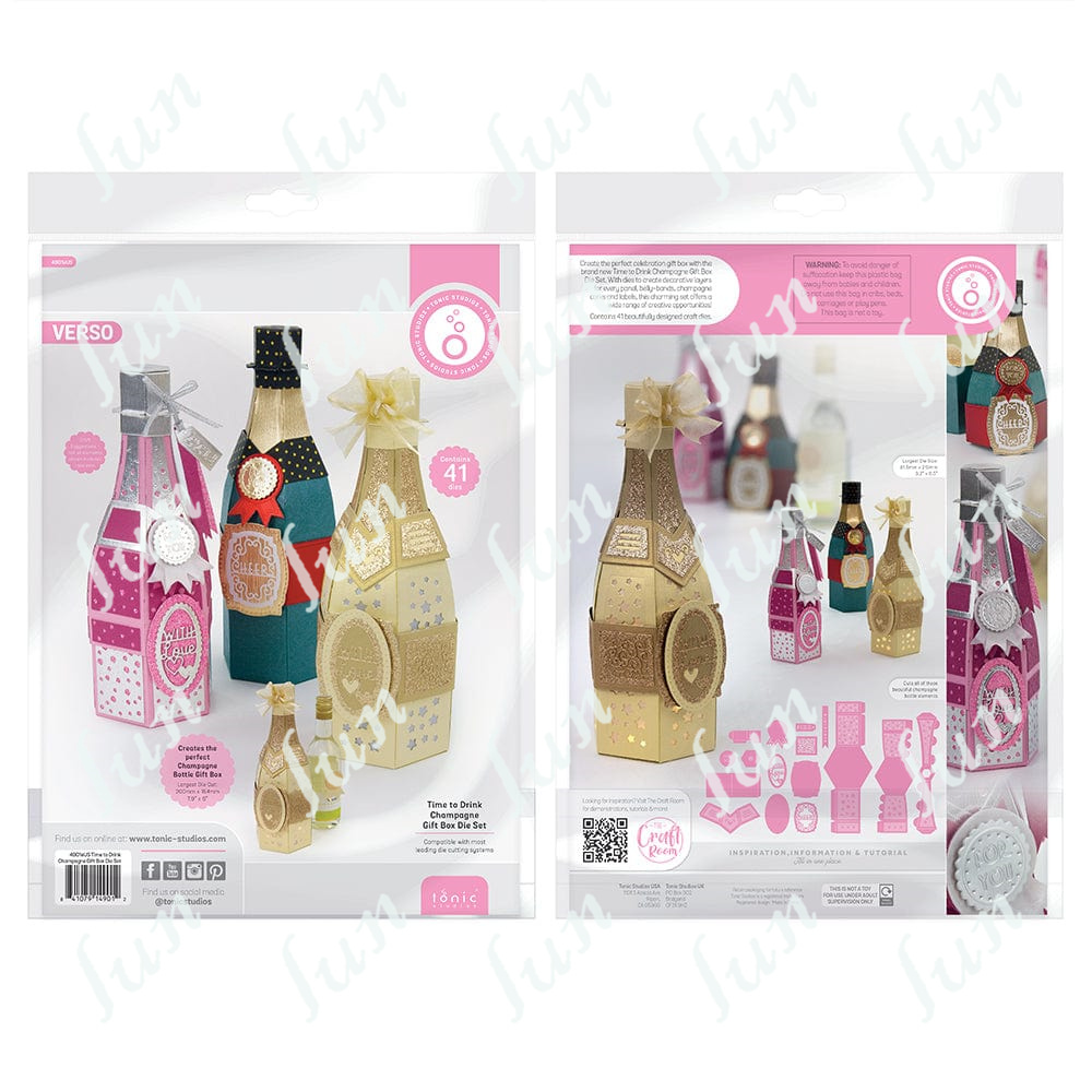 Kraft Box Candle - 2022ใหม่ตายแม่พิมพ์เวลาเครื่องดื่มขวดแชมเปญชุดหัตถกรรมสำหรับ Scrapbooking วัสดุกระดาษตัดแม่แบบ Handmade