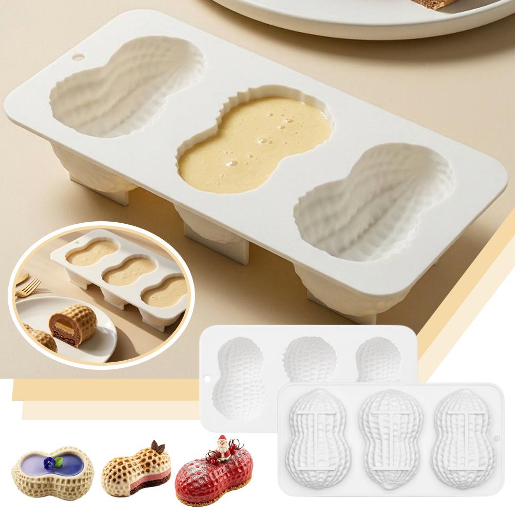 Candle Making Products - แม่พิมพ์ซิลิโคนรูปบลูเบอร์รี่สำหรับทำช็อกโกแลตมูส เทียน ถั่วลิสง 1/4 ช่อง เกรดอาหาร