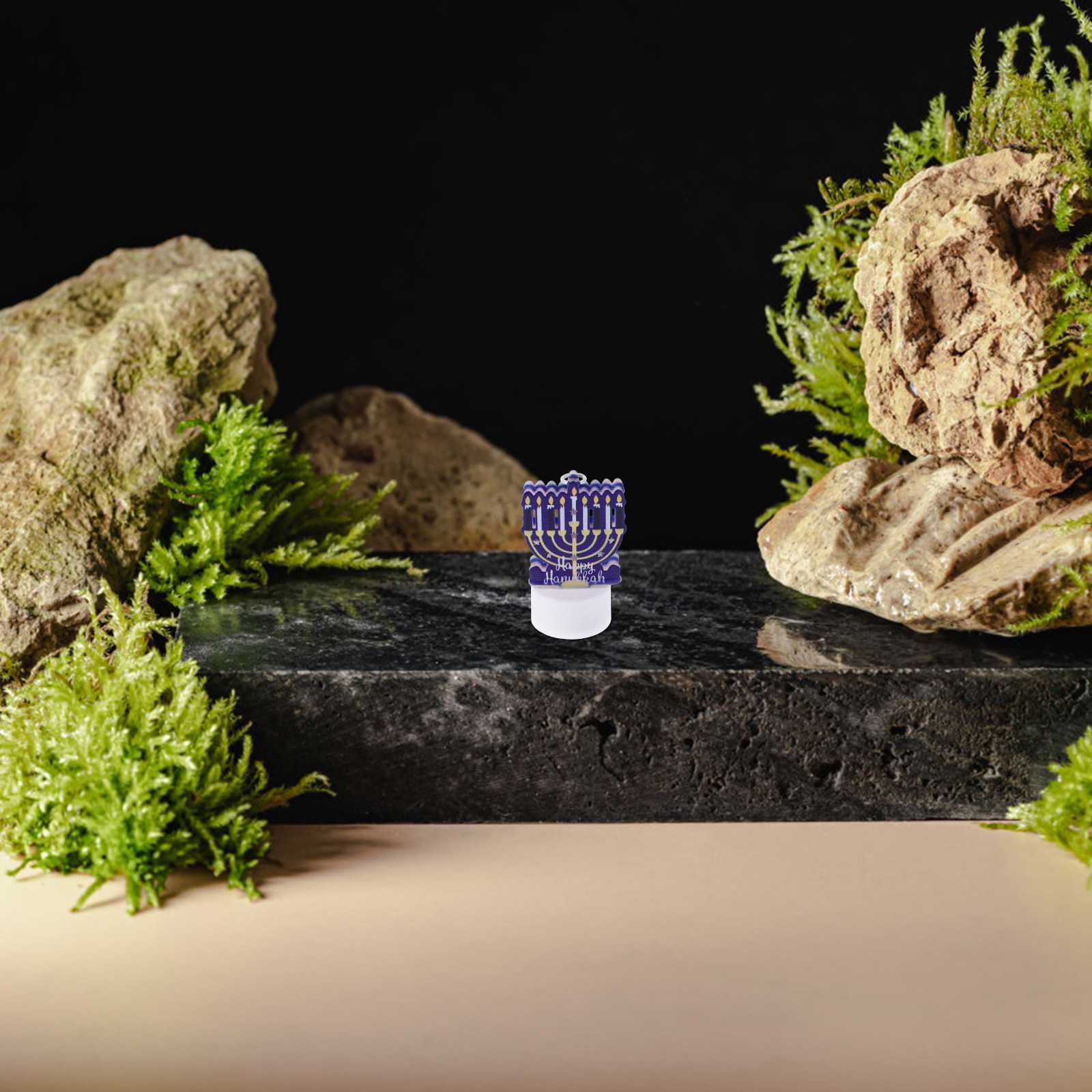 Paraffin Candle Wax - เทียน LED ฮานุกกะห์แบบไม่มีเปลวไฟ ดีไซน์ศิลปะเหล็ก แสงสว่างสวยงาม ใช้งานได้ดี