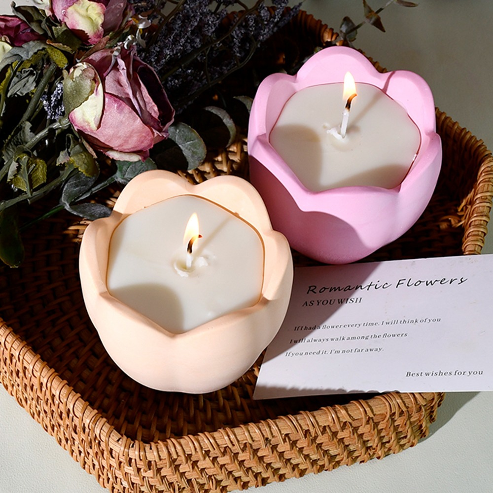ทิวลิปเทียนผู้ถือแม่พิมพ์ซิลิโ - Kraft Box Candle บทวิจารณ์และราคา