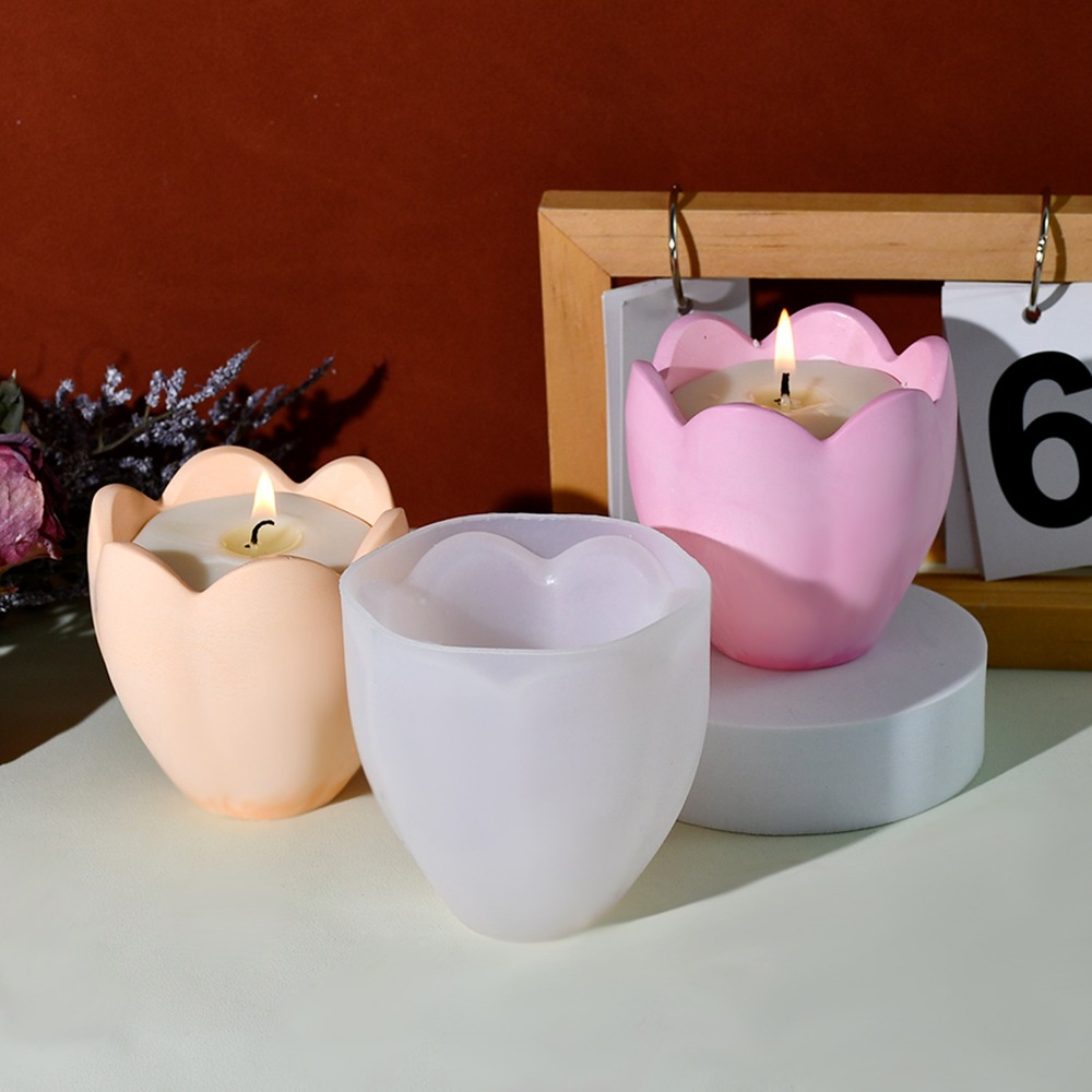 ทิวลิปเทียนผู้ถือแม่พิมพ์ซิลิโ - Kraft Box Candle บทวิจารณ์และราคา