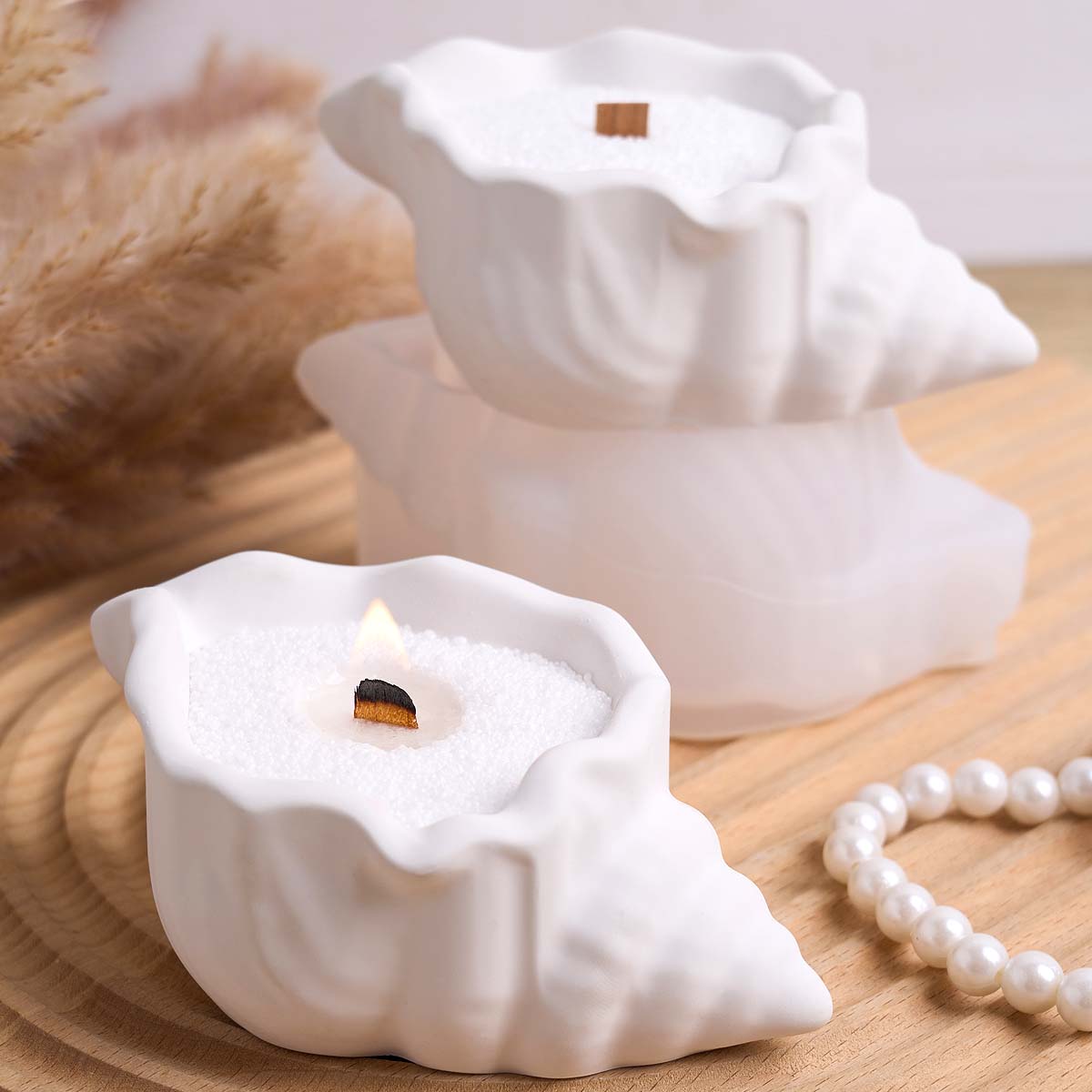 Conch เทียน Jar แม่พิมพ์ซิลิโค - Kraft Box Candle บทวิจารณ์และราคา