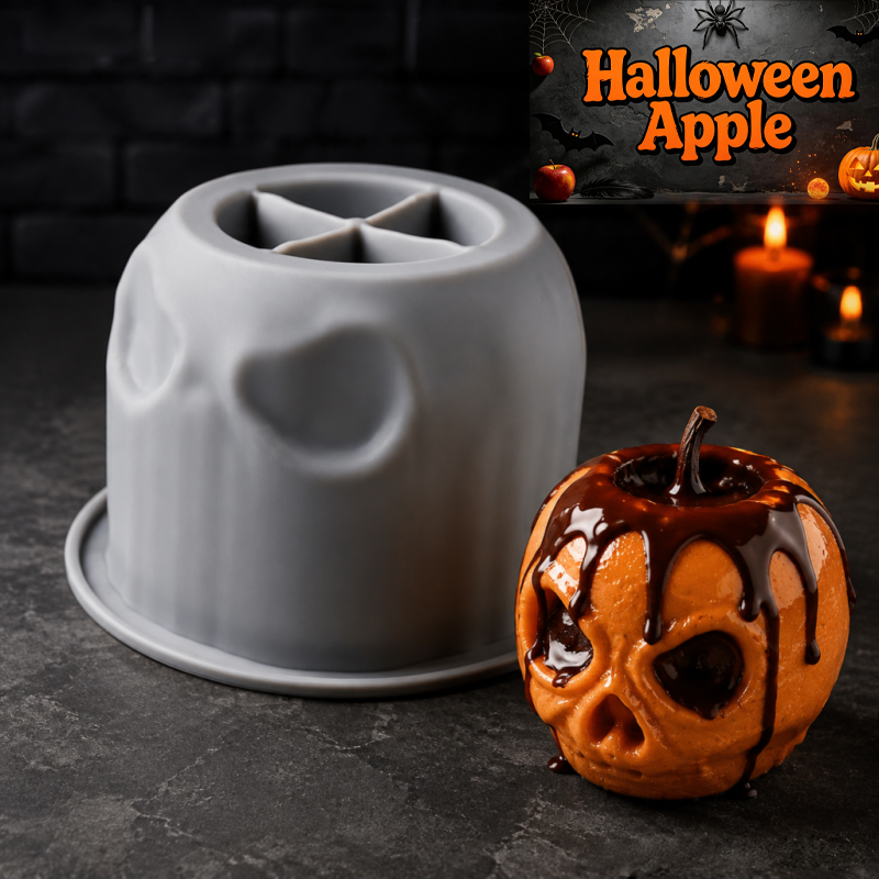 แม่พิมพ์ซิลิโคนรูปหัวกะโหลกแอป - Candle Making Products บทวิจารณ์และราคา
