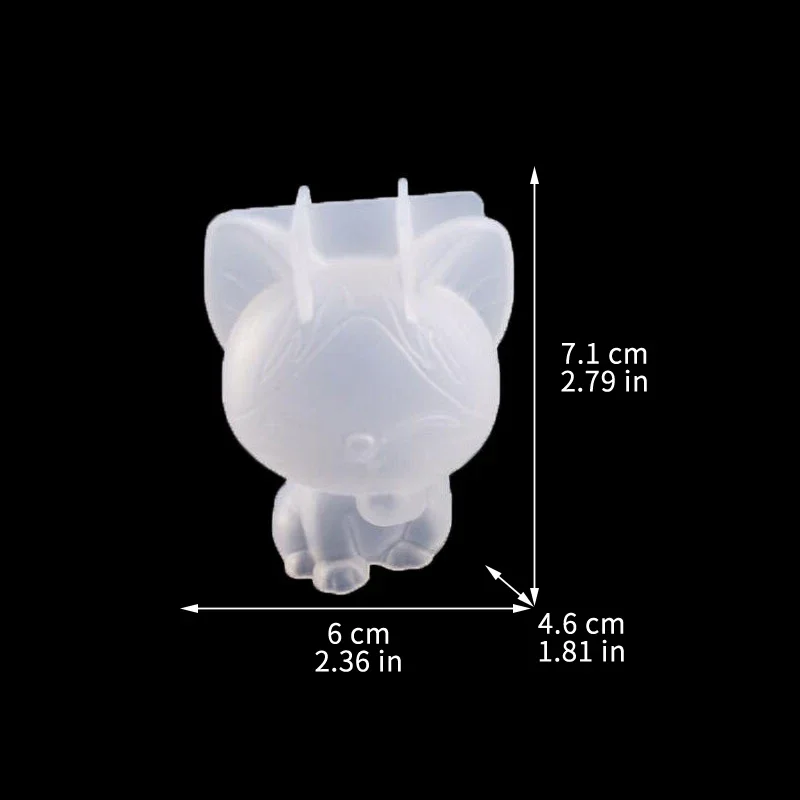 3D เรขาคณิตซิลิโคนยูนิคอร์นแมว - Candle Making Products บทวิจารณ์และราคา