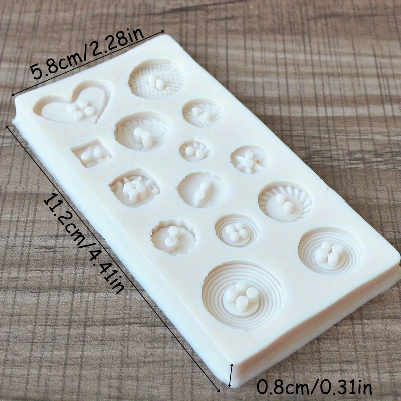 แม่พิมพ์ซิลิโคนรูปทรงกระดุม แม - Candle Making Products บทวิจารณ์และราคา