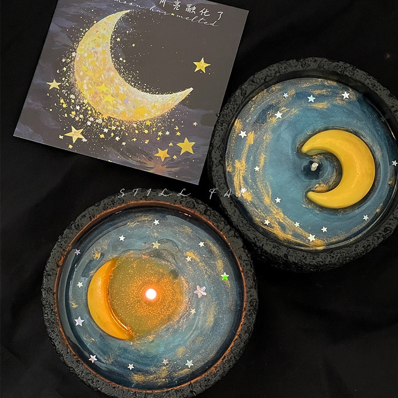 เทียนหอมกลิ่นพระจันทร์เสี้ยว ท - Paraffin Candle Wax บทวิจารณ์และราคา