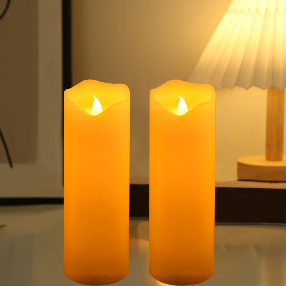 ไฟ LED รูปเทียน 2 ชิ้น, ไฟเทีย - Paraffin Candle Wax บทวิจารณ์และราคา