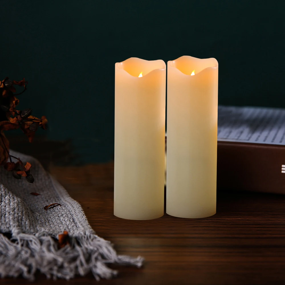 ไฟ LED รูปเทียน 2 ชิ้น, ไฟเทีย - Paraffin Candle Wax บทวิจารณ์และราคา
