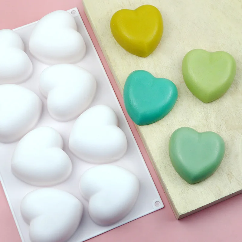 Love Heart ซิลิโคนสบู่แม่พิมพ์ - Candle Making Products บทวิจารณ์และราคา