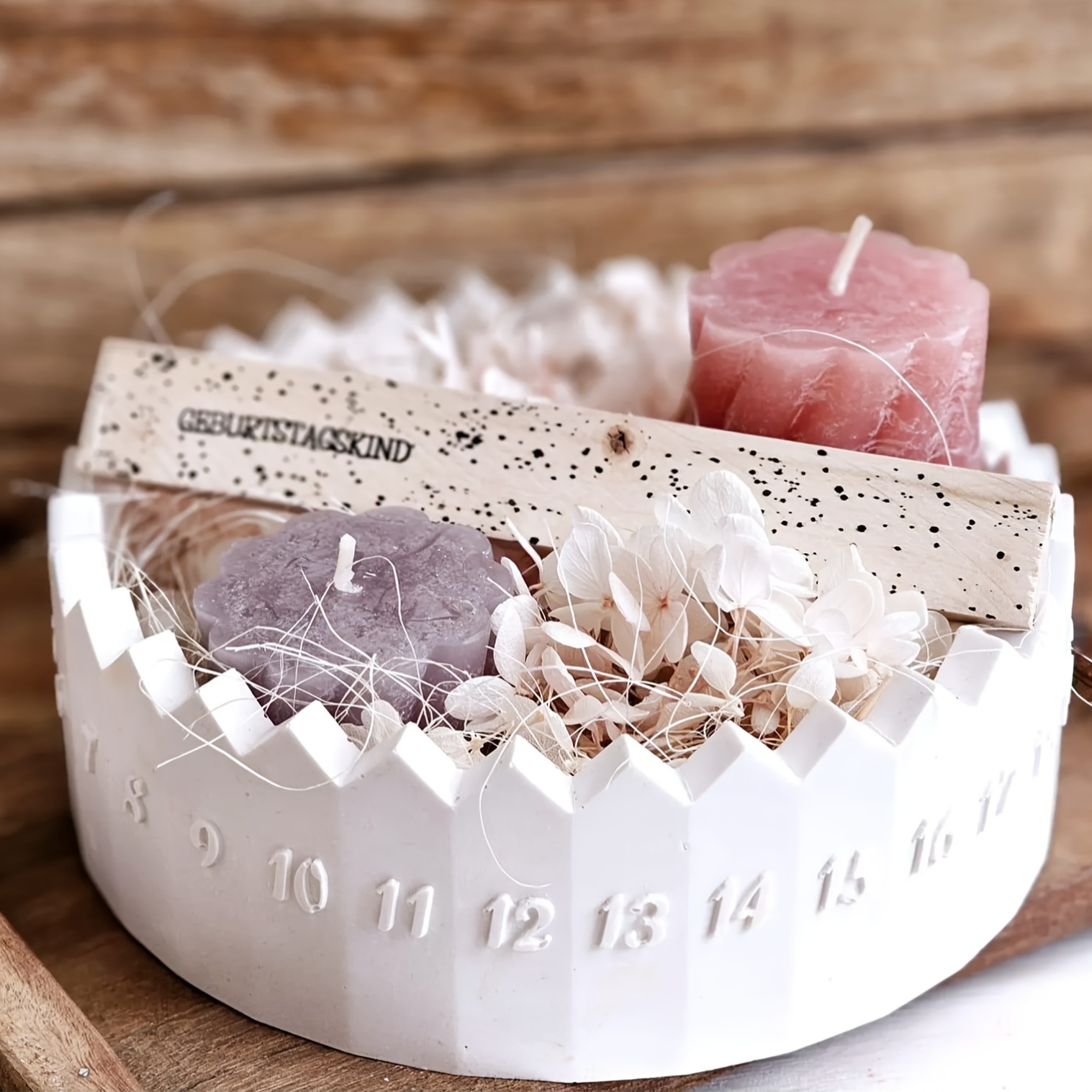 แม่พิมพ์ซิลิโคนปฏิทินนับถอยหลั - Candle Making Moulds บทวิจารณ์และราคา