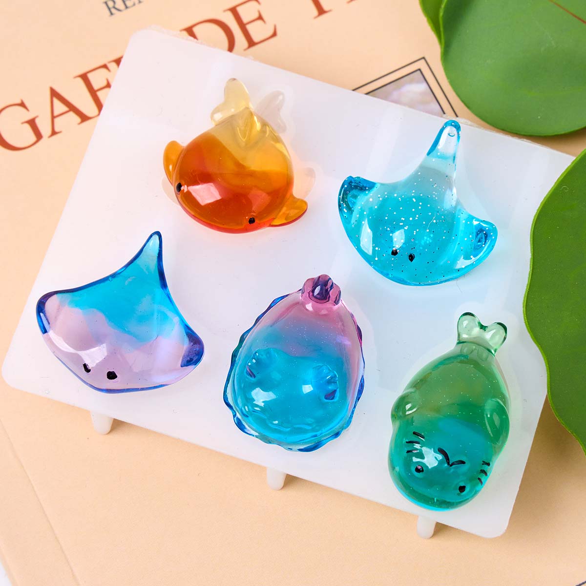 แม่พิมพ์ซิลิโคนรูปปลากระเบน 3  - Candle Making Moulds บทวิจารณ์และราคา