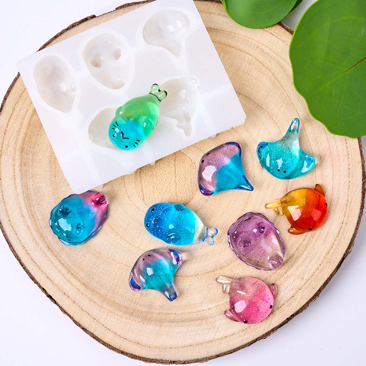 แม่พิมพ์ซิลิโคนรูปปลากระเบน 3  - Candle Making Moulds บทวิจารณ์และราคา