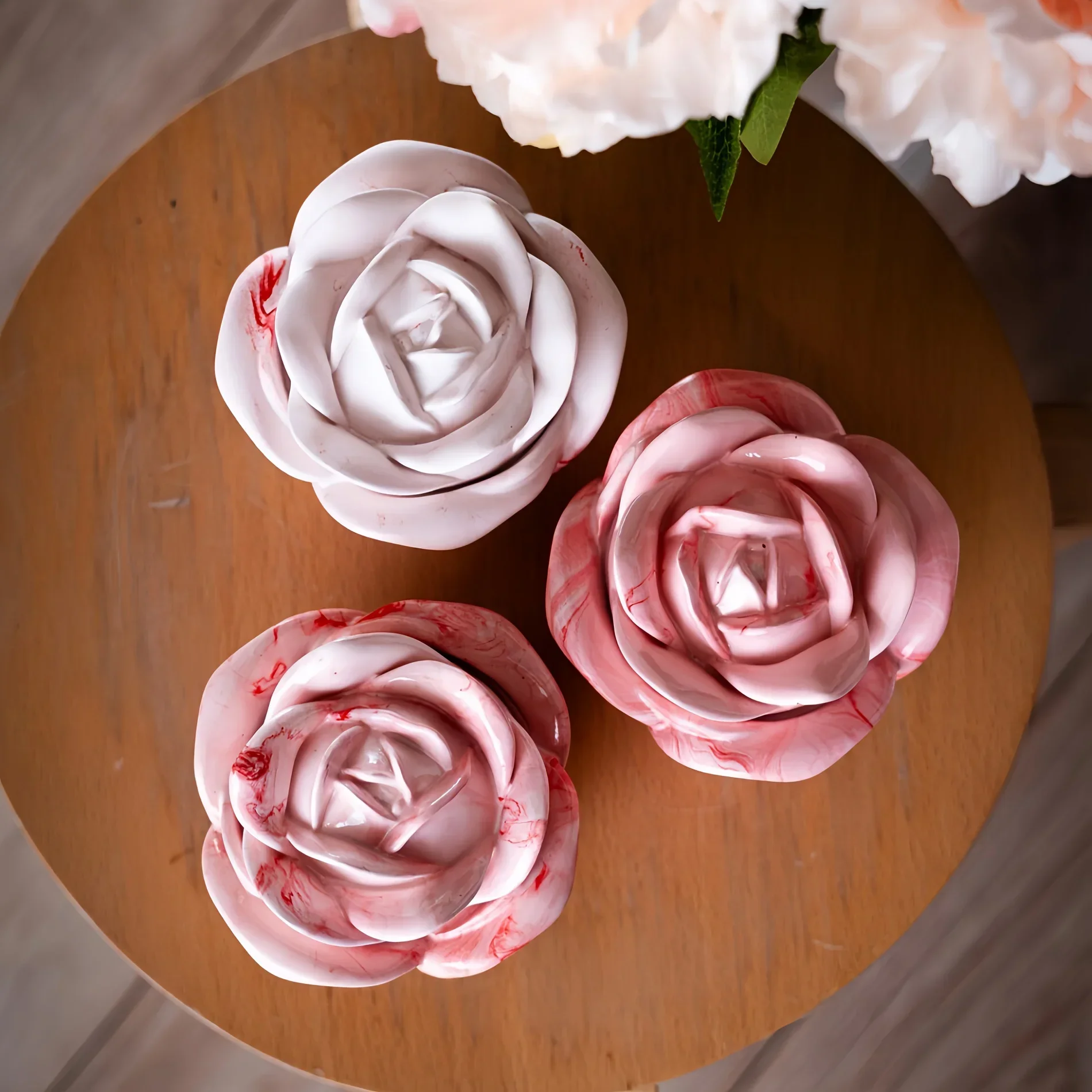 ชุดแม่พิมพ์ซิลิโคนรูปดอกกุหลาบ - Candle Making Moulds บทวิจารณ์และราคา