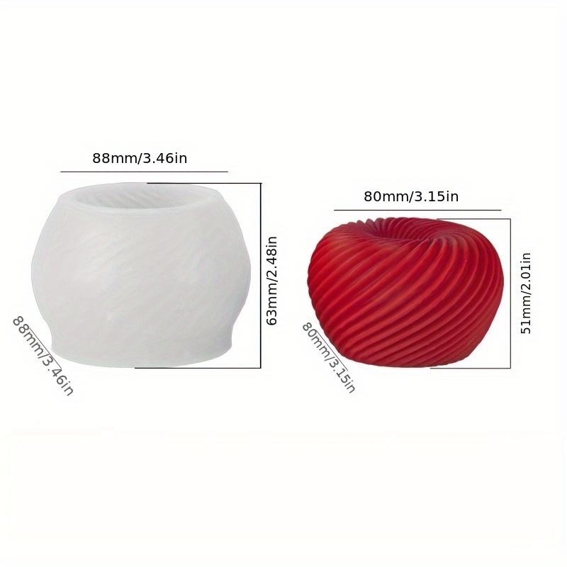 แม่พิมพ์ซิลิโคนรูปแอปเปิ้ลสีแด - Candle Making Moulds บทวิจารณ์และราคา