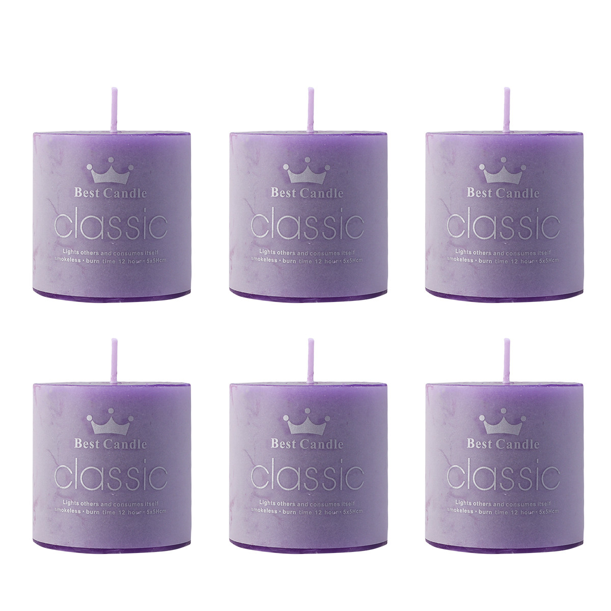 เทียนหอมพาราฟิน 6 ชิ้น ไร้ควัน - Paraffin Candle Wax บทวิจารณ์และราคา