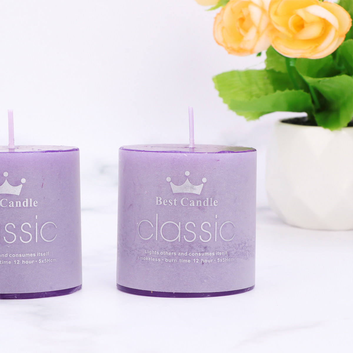 เทียนหอมพาราฟิน 6 ชิ้น ไร้ควัน - Paraffin Candle Wax บทวิจารณ์และราคา
