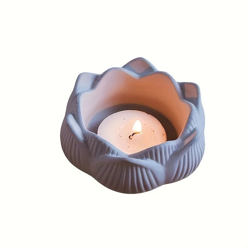 1 PC DIY Lotus Flower ซิลิโคนเ - Kraft Box Candle บทวิจารณ์และราคา