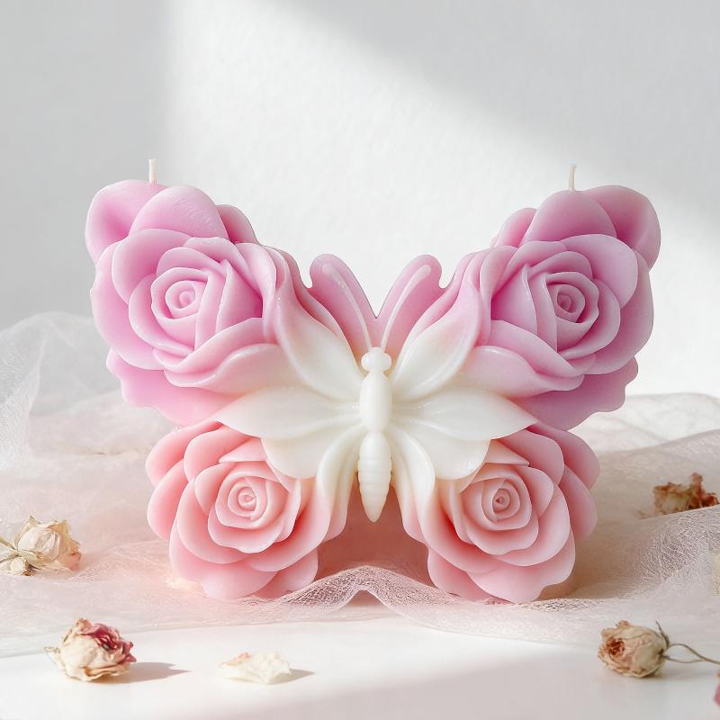 แม่พิมพ์ซิลิโคนรูปผีเสื้อกุหลา - Candle Making Products บทวิจารณ์และราคา