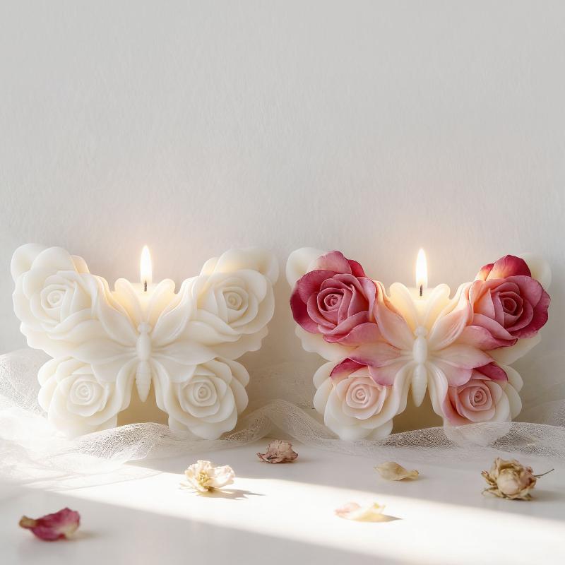 แม่พิมพ์ซิลิโคนรูปผีเสื้อกุหลา - Candle Making Products บทวิจารณ์และราคา