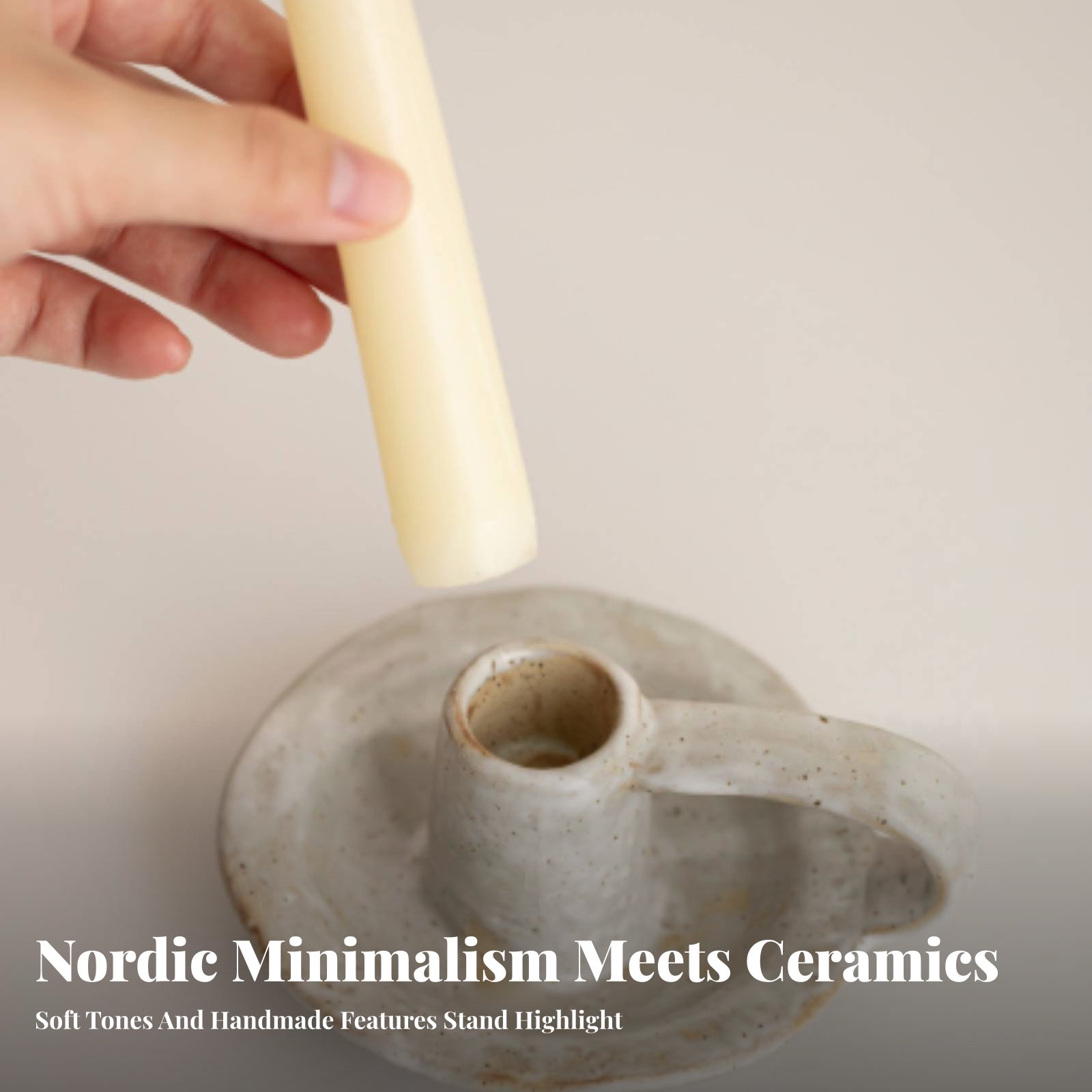เชิงเทียนเซรามิกสไตล์นอร์ดิก,  - Paraffin Candle Wax บทวิจารณ์และราคา