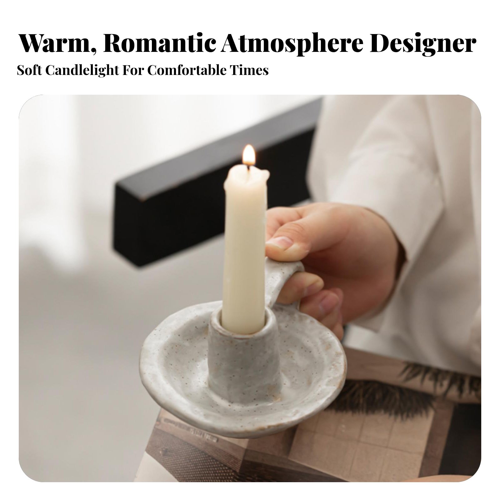 เชิงเทียนเซรามิกสไตล์นอร์ดิก,  - Paraffin Candle Wax บทวิจารณ์และราคา