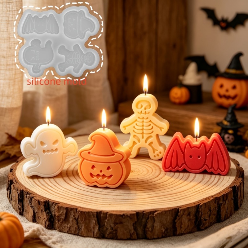 ชุดแม่พิมพ์ซิลิโคน 4 ช่องสำหรั - Candle Making Moulds บทวิจารณ์และราคา