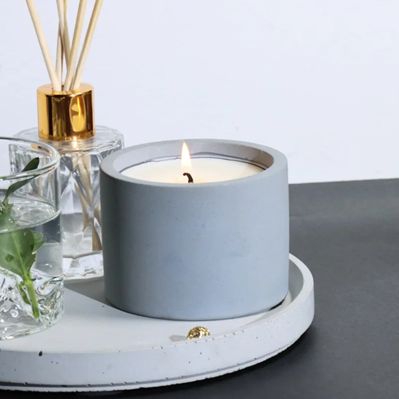 3 ขนาดรอบซีเมนต์คอนกรีตแม่พิมพ - Kraft Box Candle บทวิจารณ์และราคา