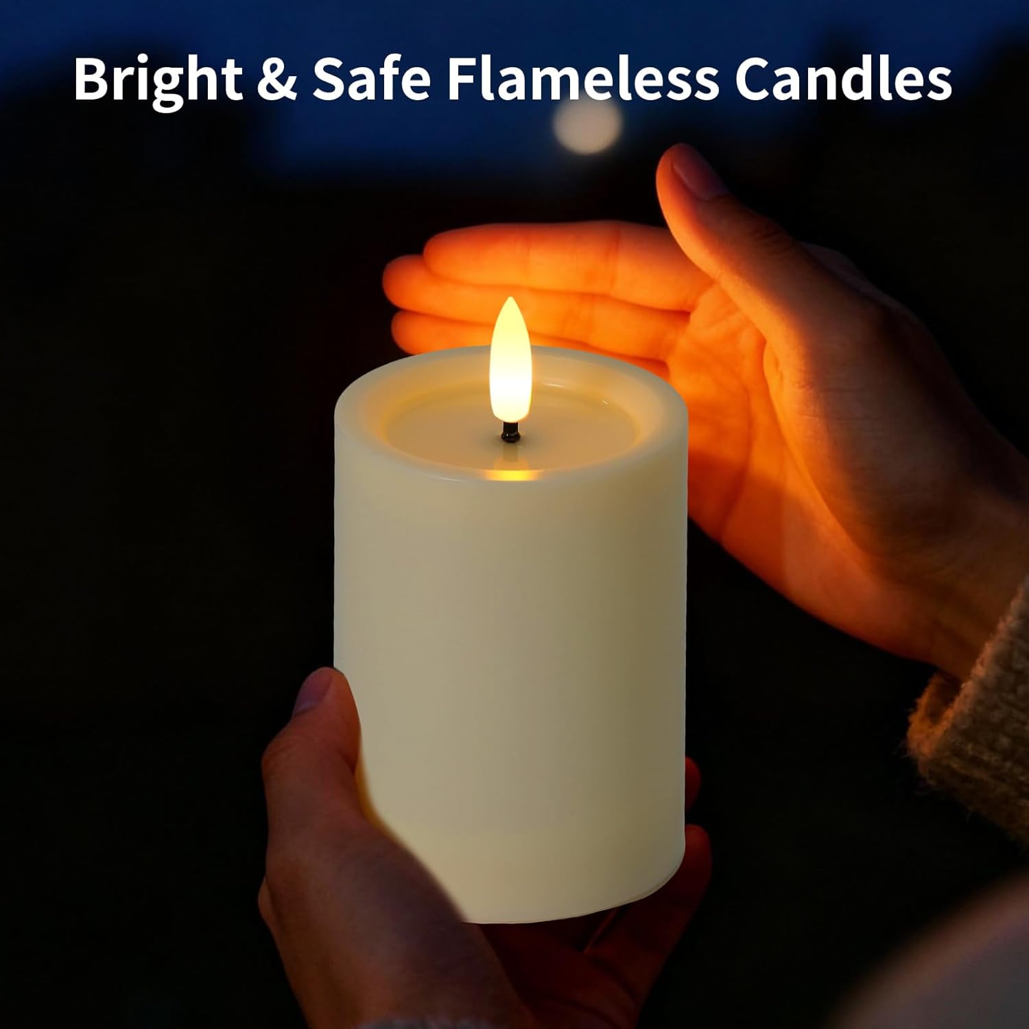 ชุดเทียน LED ไร้เปลวไฟ พร้อมรี - Paraffin Candle Wax บทวิจารณ์และราคา