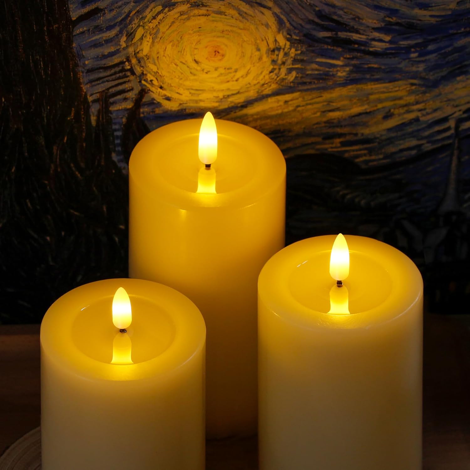 ชุดเทียน LED ไร้เปลวไฟ พร้อมรี - Paraffin Candle Wax บทวิจารณ์และราคา